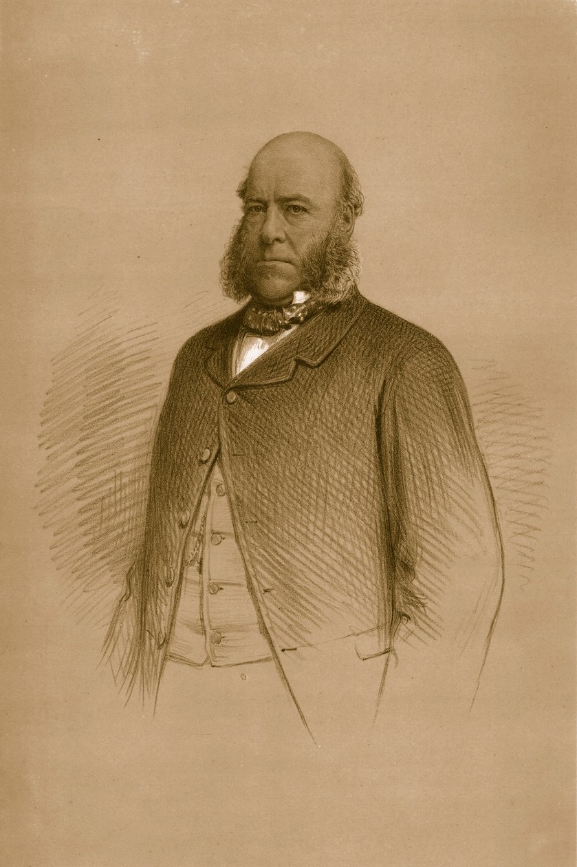 Sir Watkin Williams-Wynn. M.P., 1879. av Vincent Brooks Day and Son