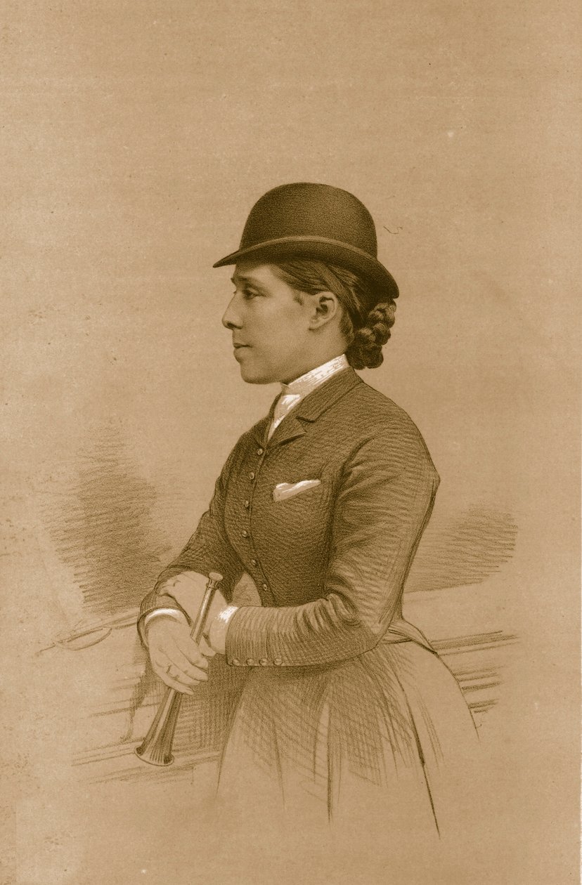 Grevinnen av Yarborough, 1879. av Vincent Brooks Day and Son