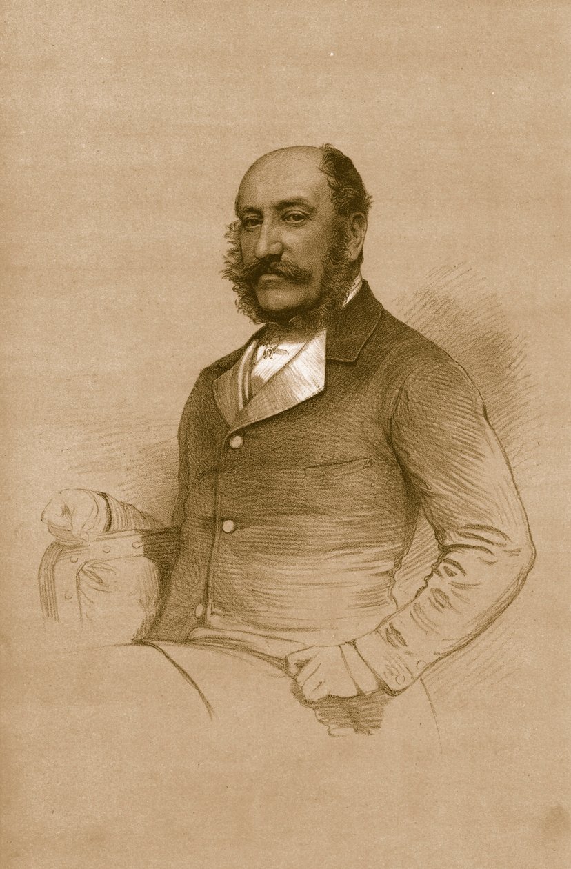 Hertugen av Beaufort. K.G., 1879. av Vincent Brooks Day and Son