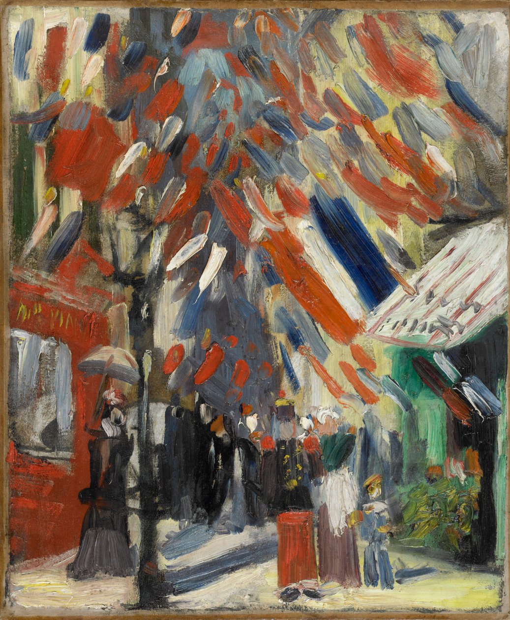 14. juli-festen i Paris 14. juli i Paris, 1886. av Vincent van Gogh