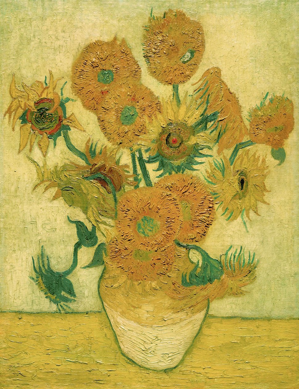 Solsikker, 1889. av Vincent van Gogh