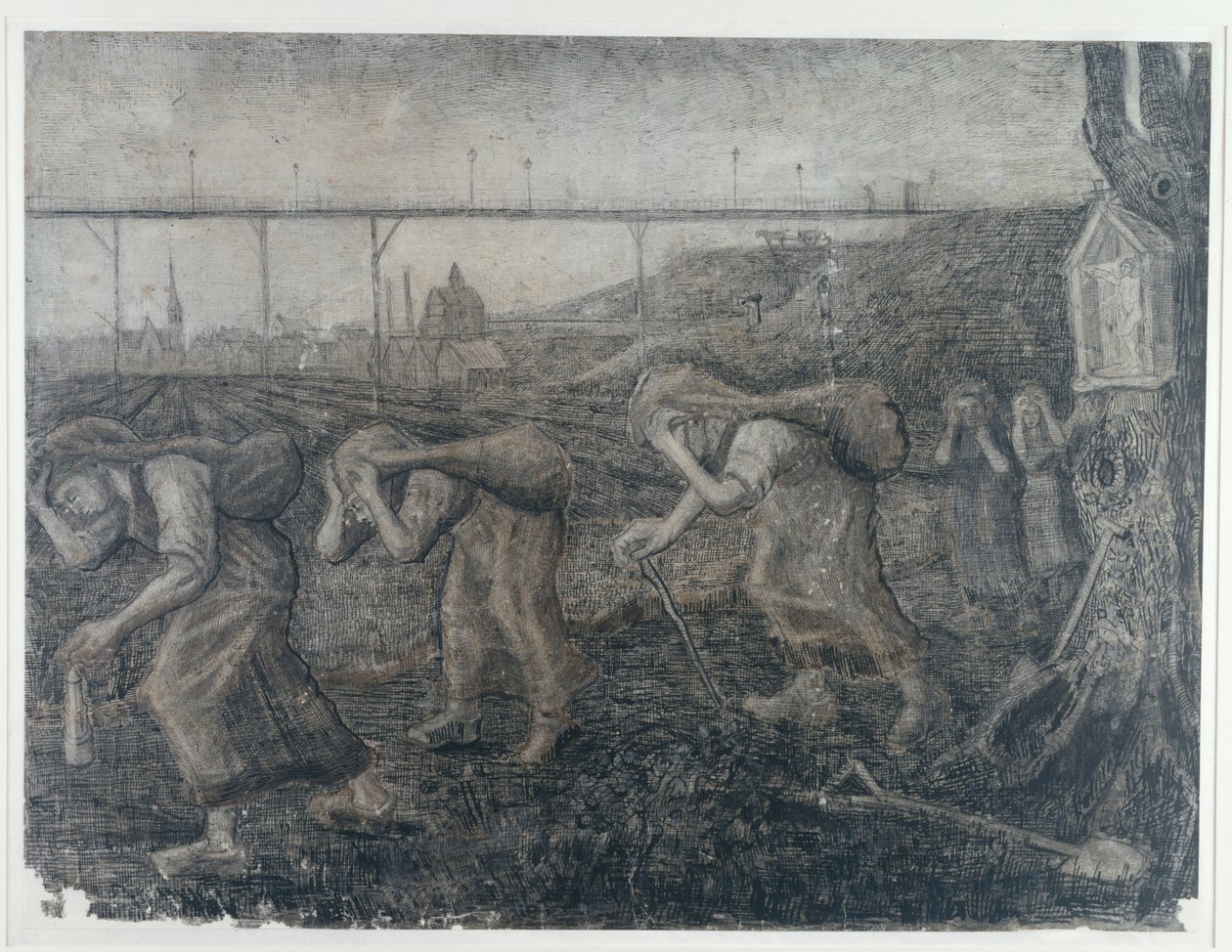 Bærerne av byrden, 1881. av Vincent van Gogh