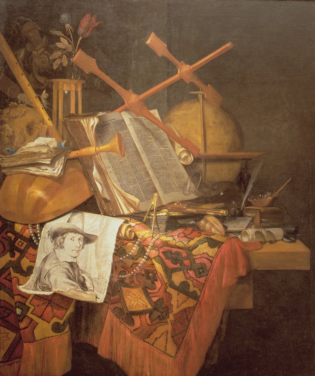Forfengelighet (olje på lerret) av Vincent Laurensz van der Vinne
