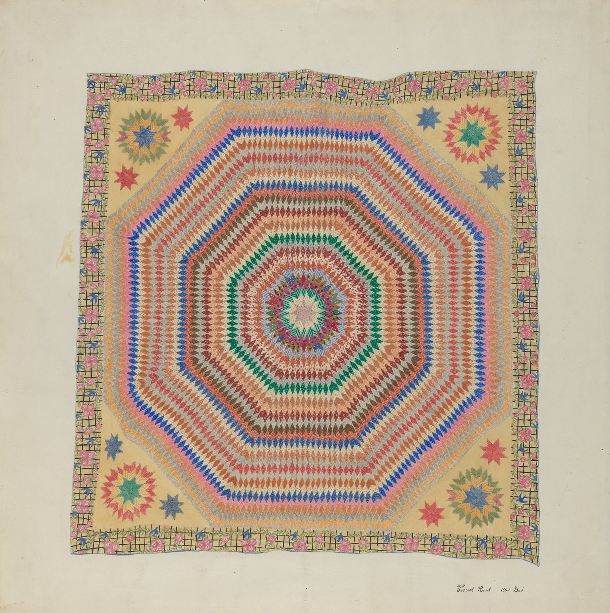 Patchwork Quilt av Vincent P. Rosel