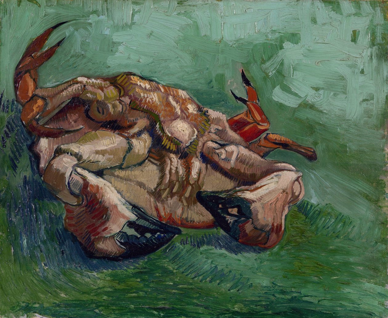 En krabbe på ryggen av Gogh, Vincent, varebil (1853-1890). Olje på lerret, størrelse: 38x46,8 av Vincent van Gogh