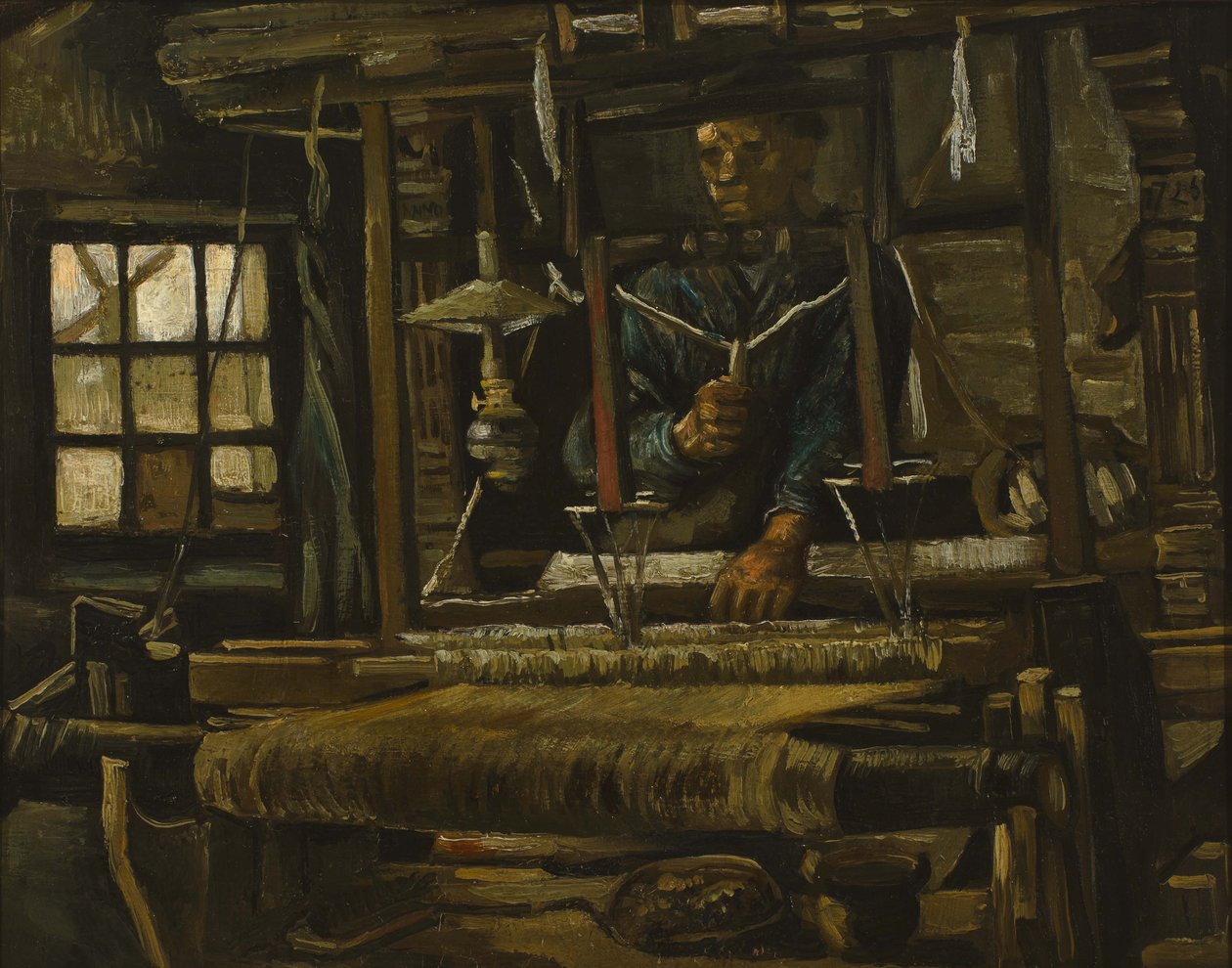 En Weavers Cottage av Vincent van Gogh