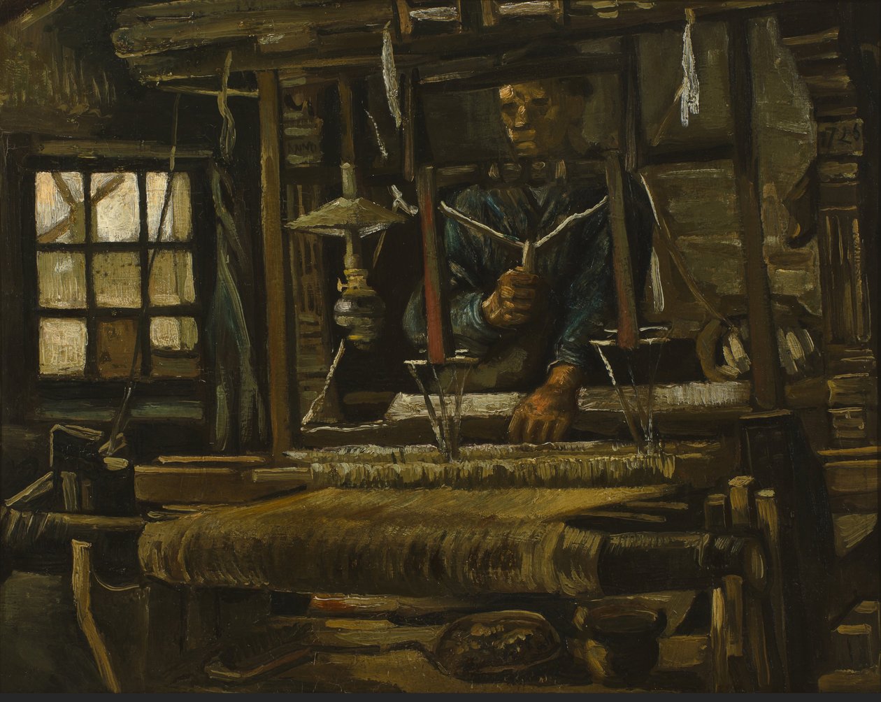 A Weavers Cottage, 1884 av Vincent van Gogh
