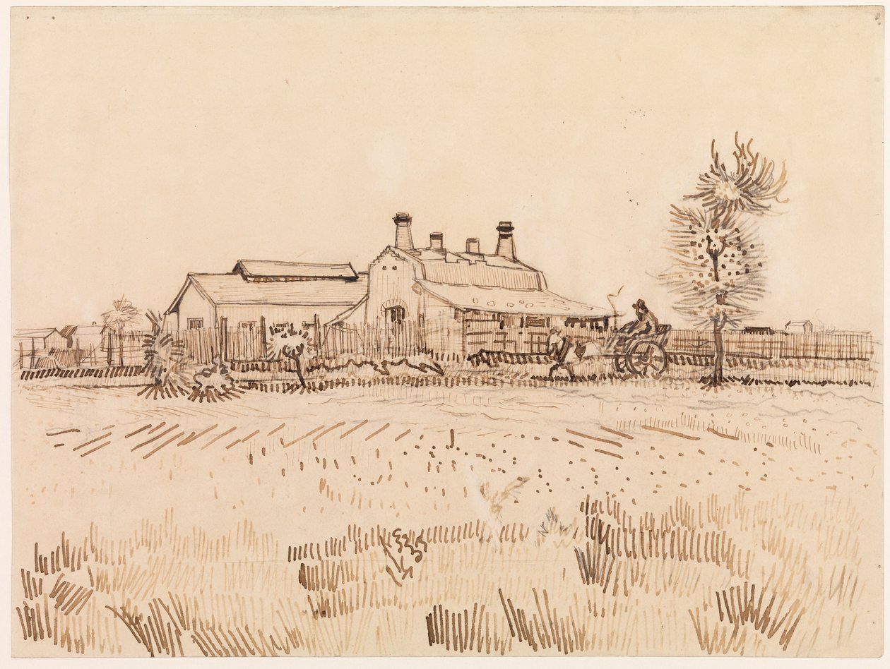En flisfabrikk, 1888 av Vincent van Gogh