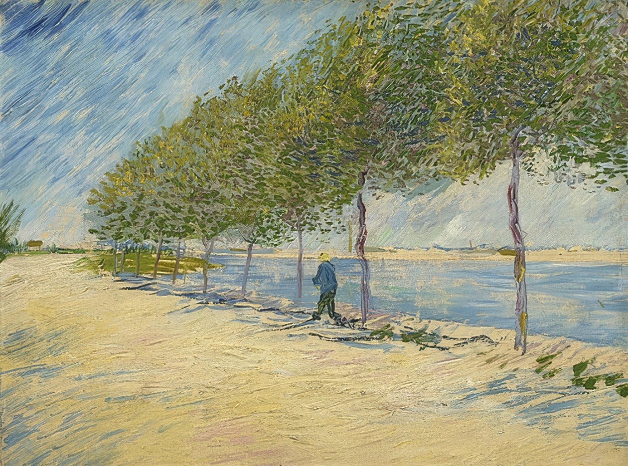 På Seinen. 1887 av Vincent van Gogh