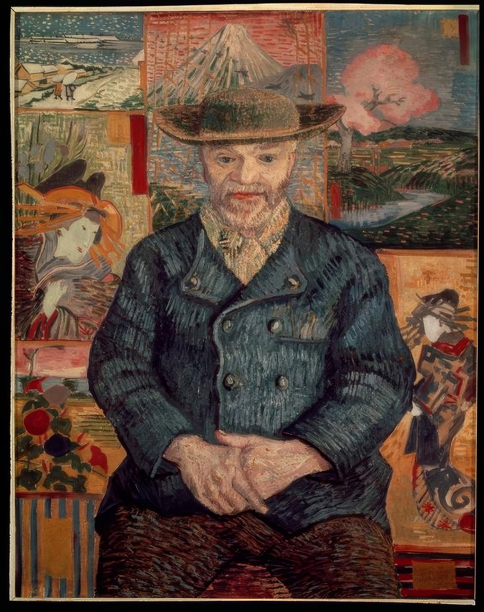 Portrett av Pere Tanguy av Vincent van Gogh