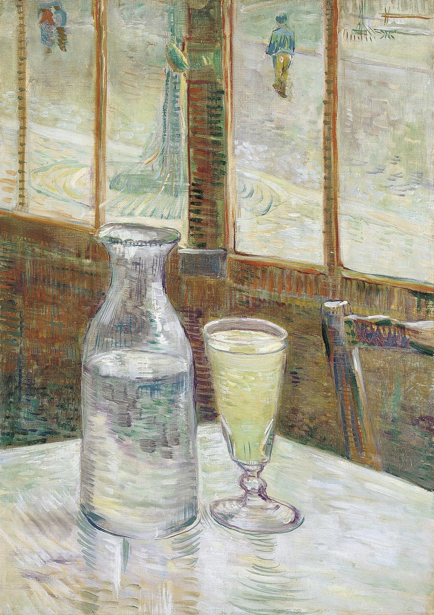 Kafébord med absint av Vincent van Gogh