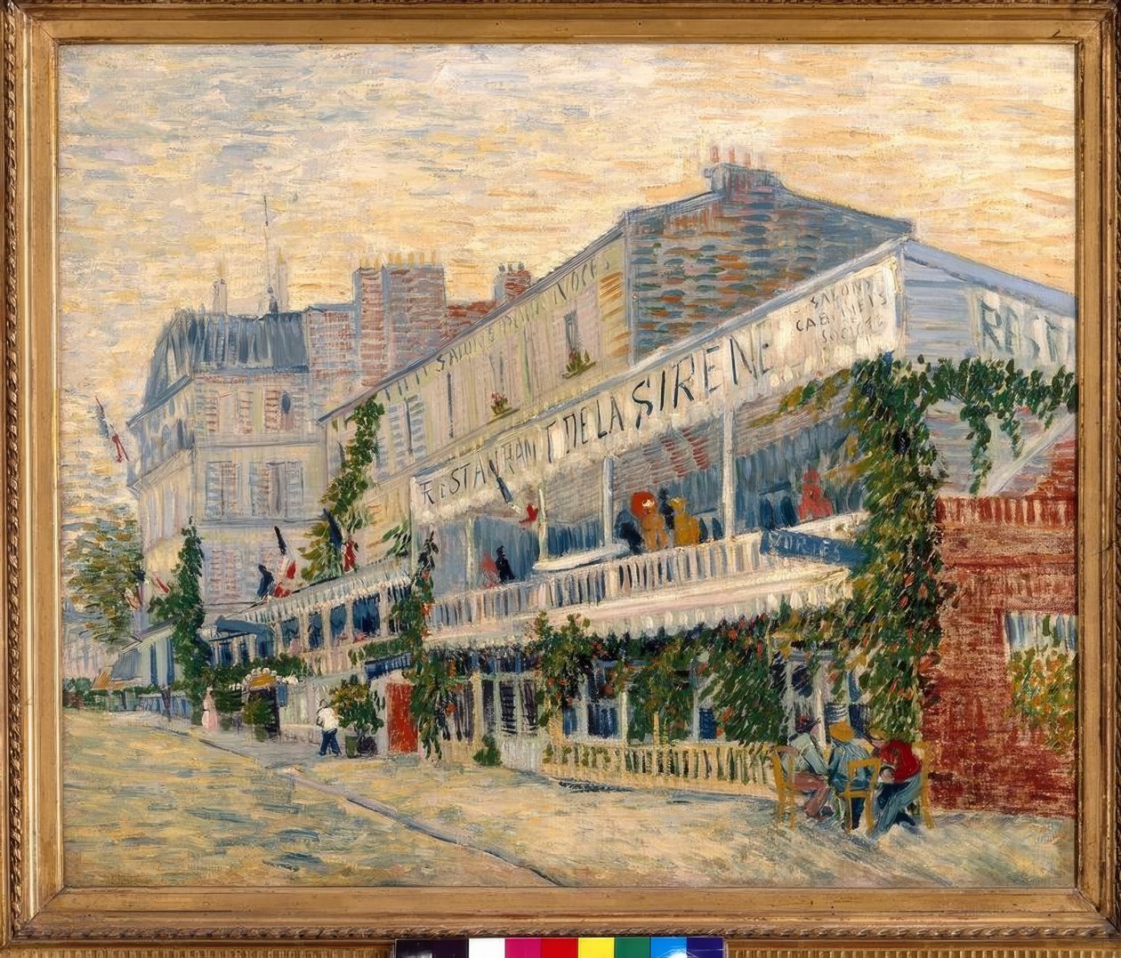 Das Restaurant de la Sirène i Asnières av Vincent van Gogh