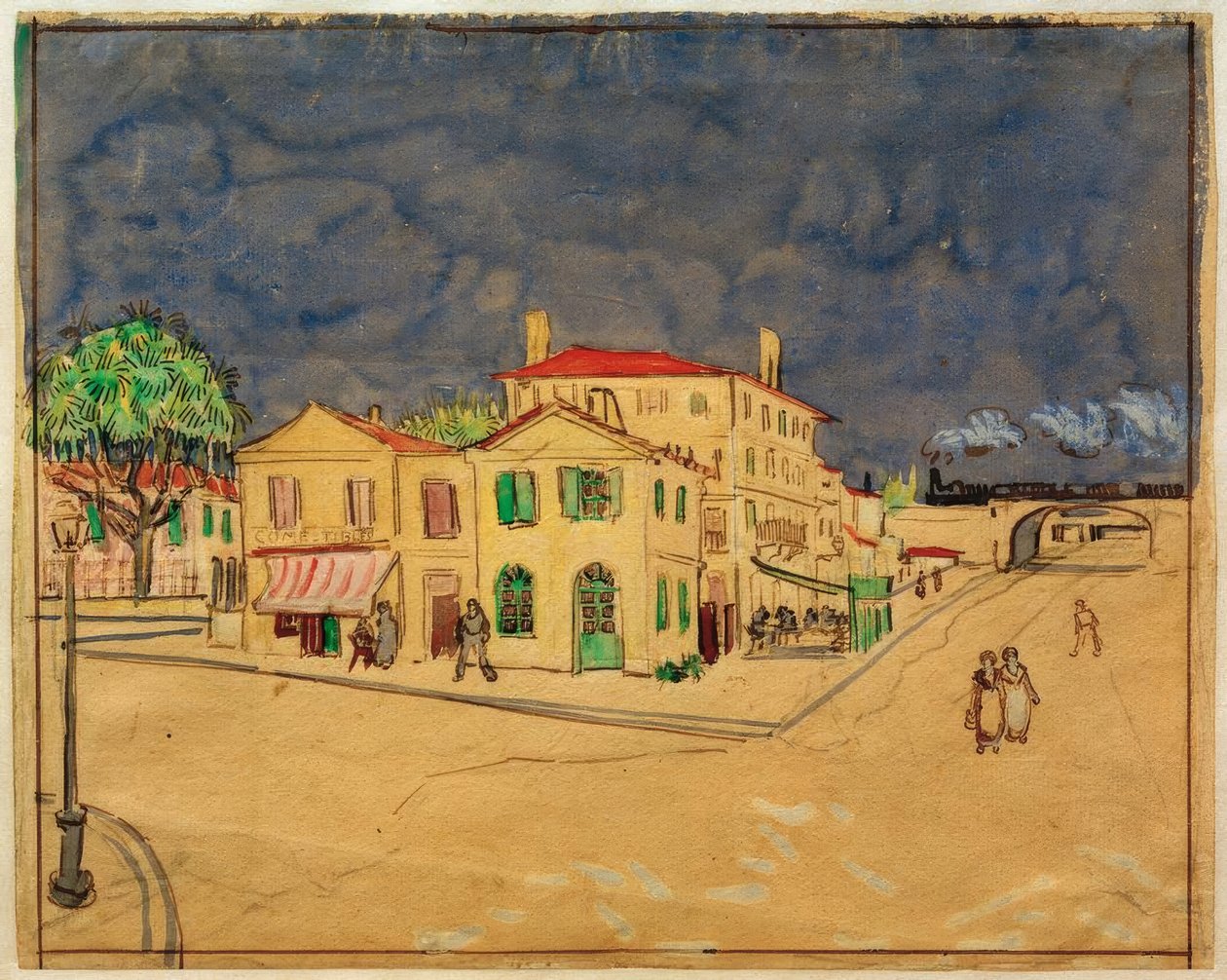 Det gule huset av Vincent van Gogh