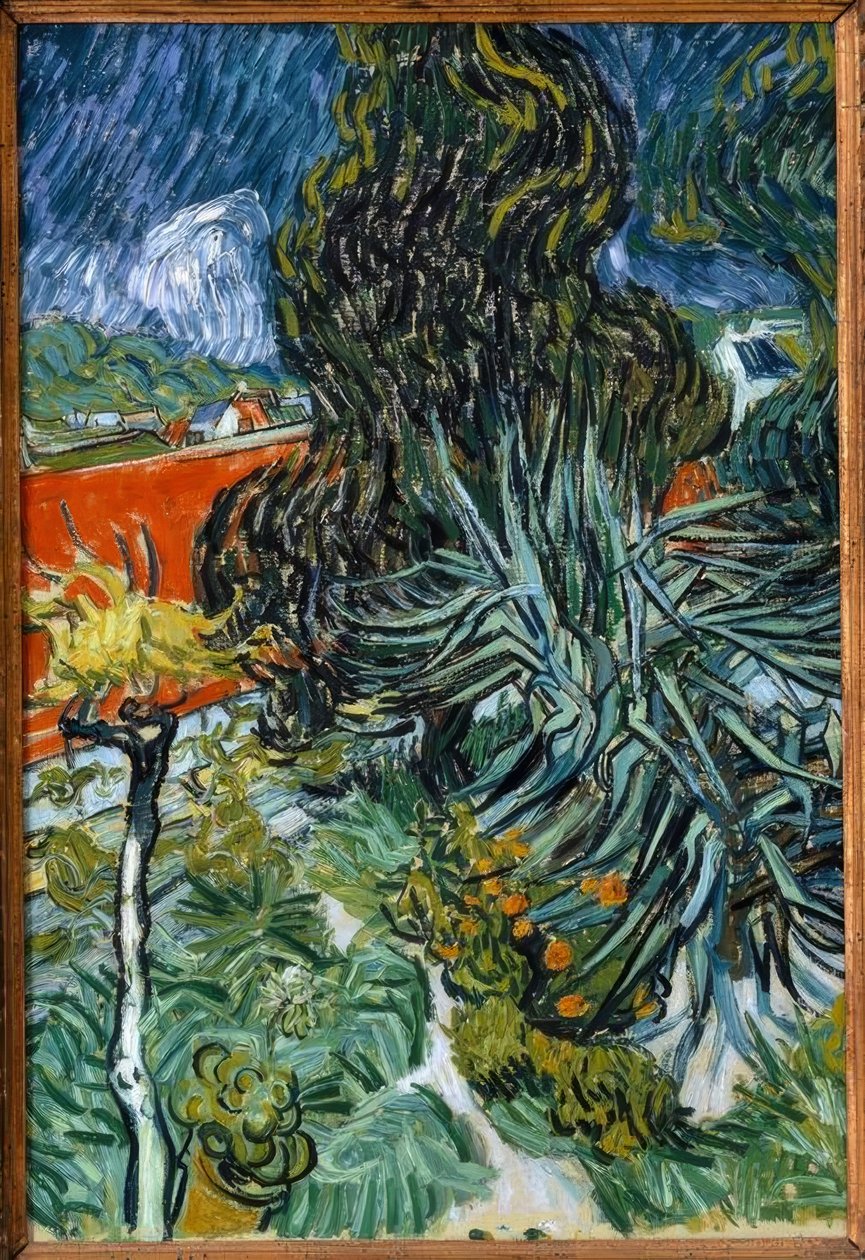 Doktor Gachets hage i Auvers av Vincent van Gogh