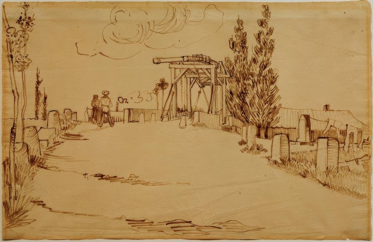 Langlois-broen av Vincent van Gogh