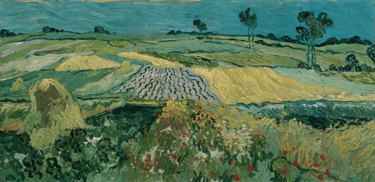 Auvers-sletten av Vincent van Gogh
