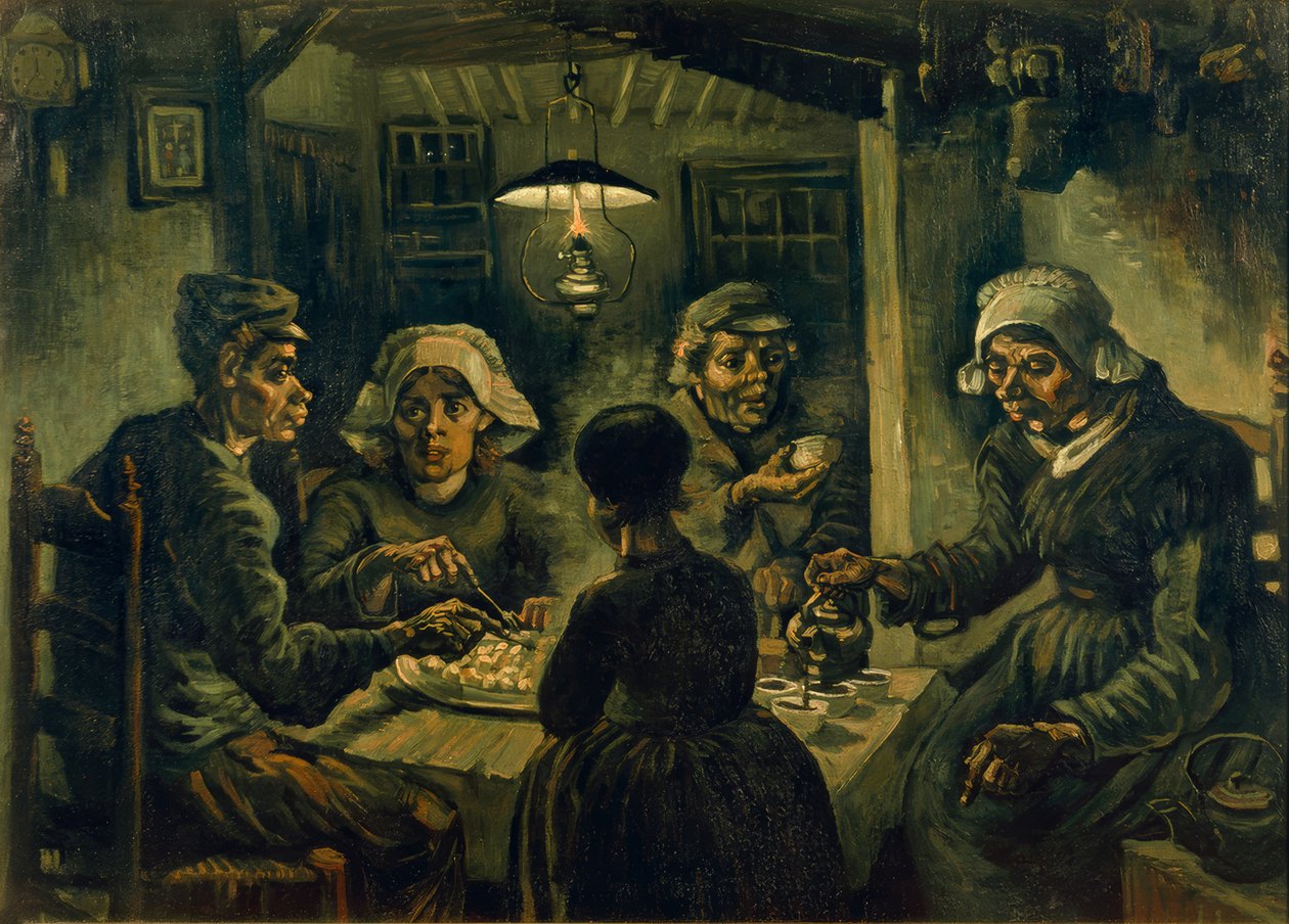 Potetspiserne av Vincent van Gogh