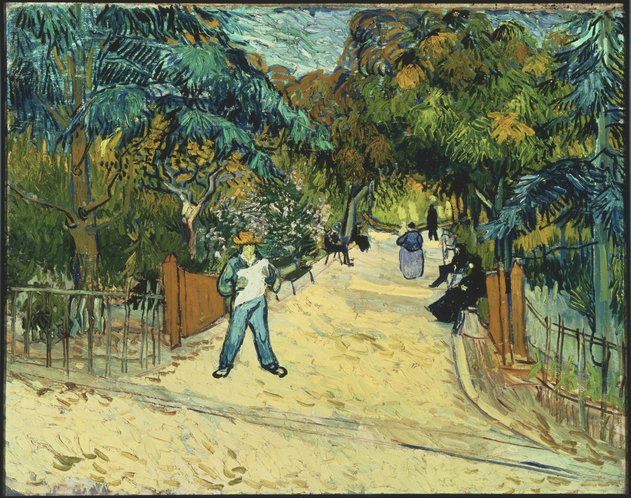 Inngang til de offentlige hagene i Arles av Vincent van Gogh