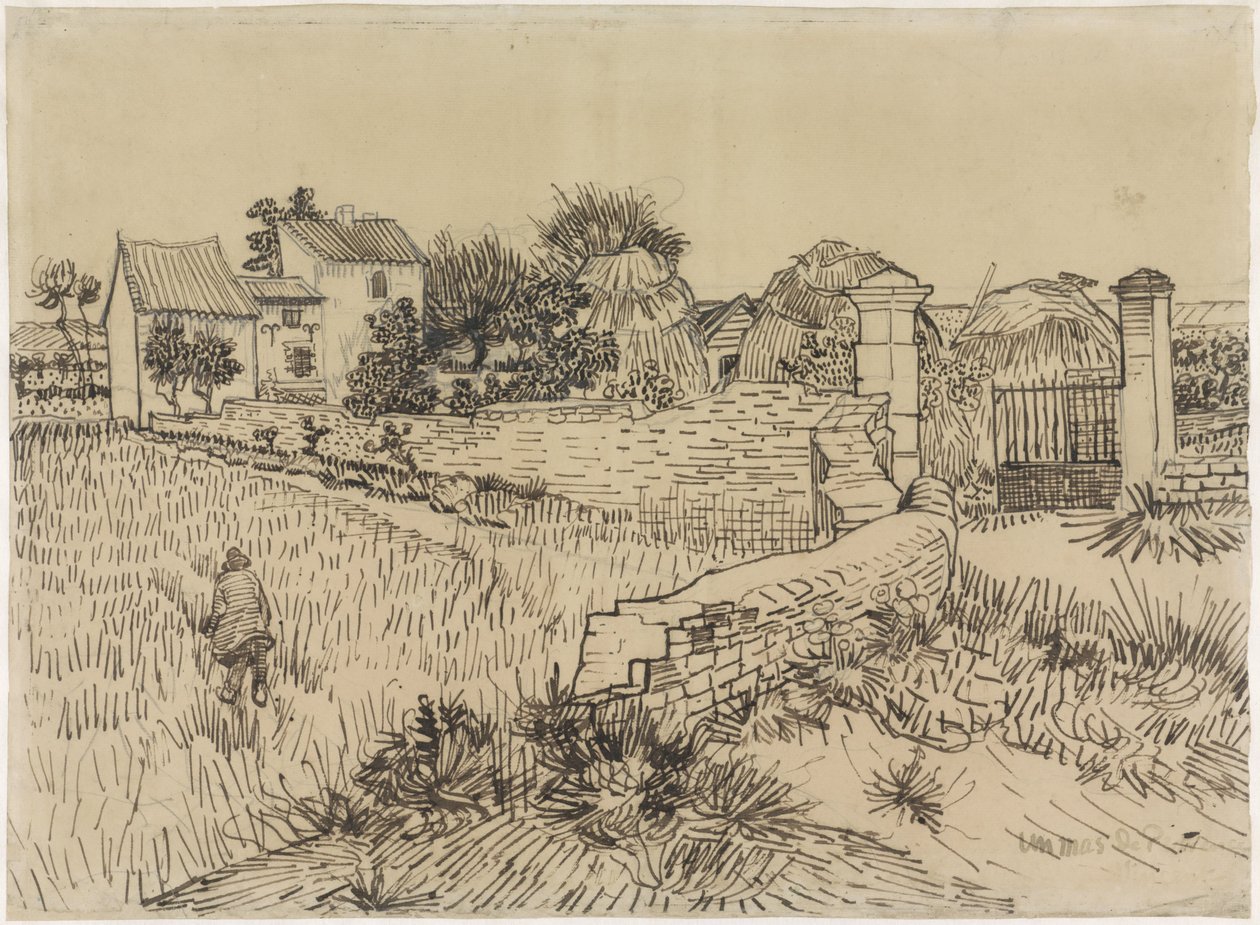 Gård i Provence av Vincent van Gogh