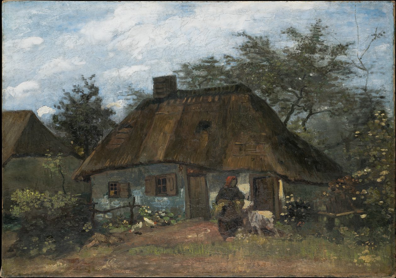 Gårdshus i Nuenen av Vincent van Gogh