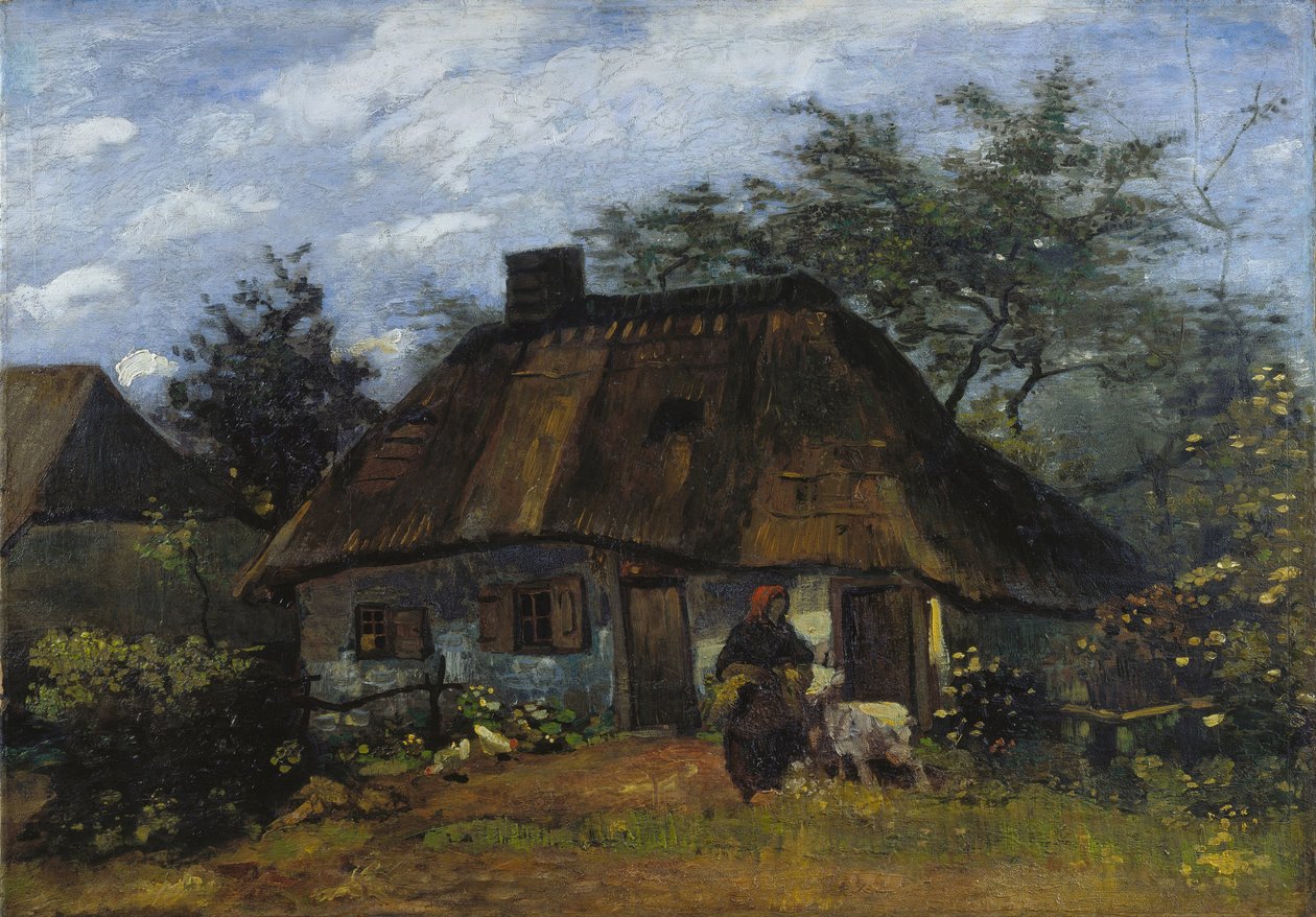 Våningshus i Nuenen La Chaumiere av Vincent van Gogh
