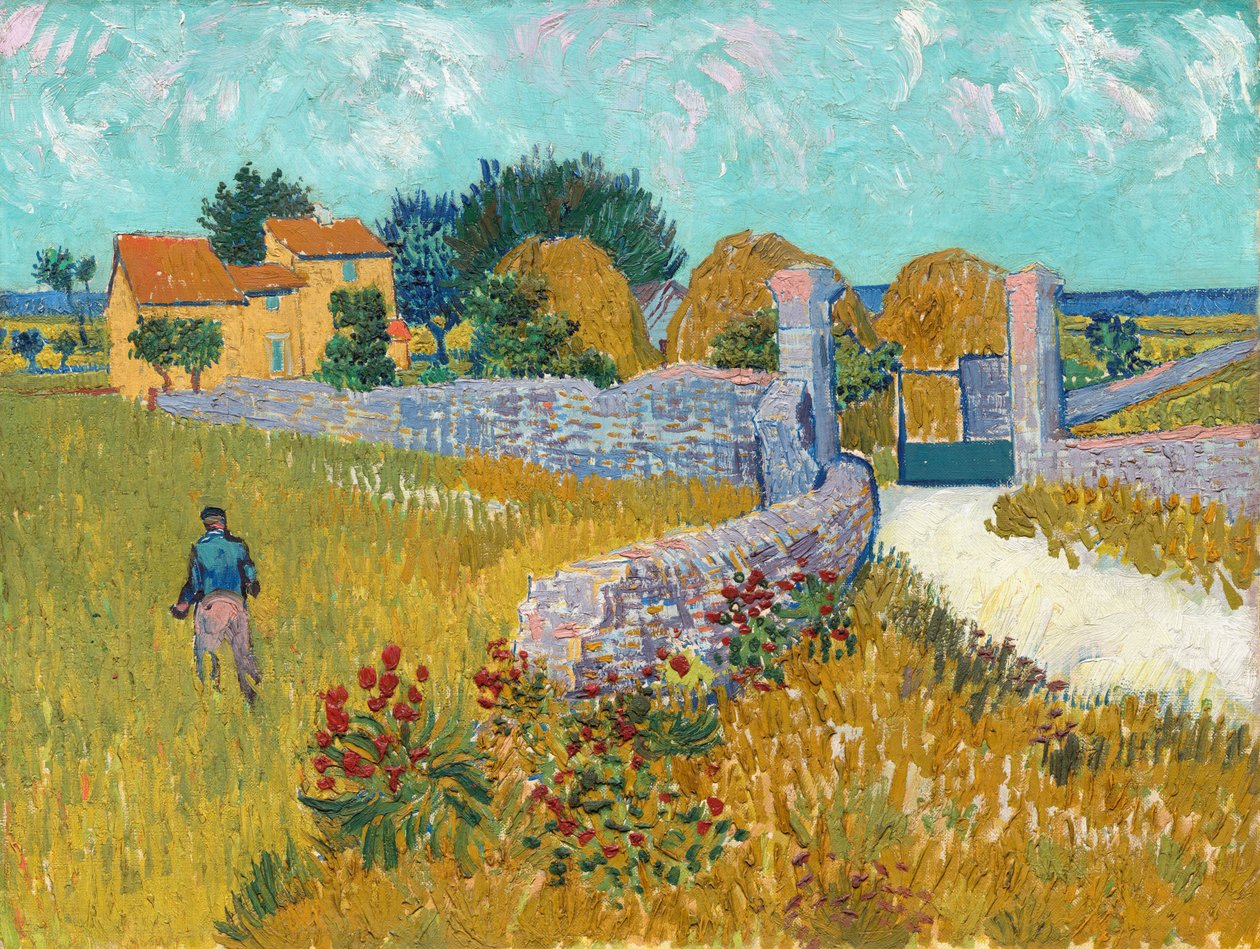 Våningshus i Provence, 1888. av Vincent van Gogh