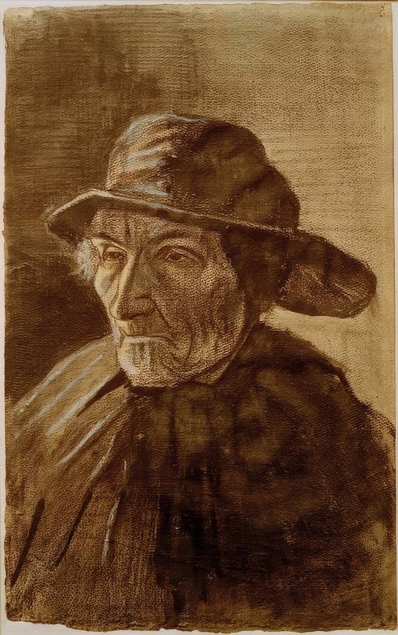 Fischer med sørvest av Vincent van Gogh
