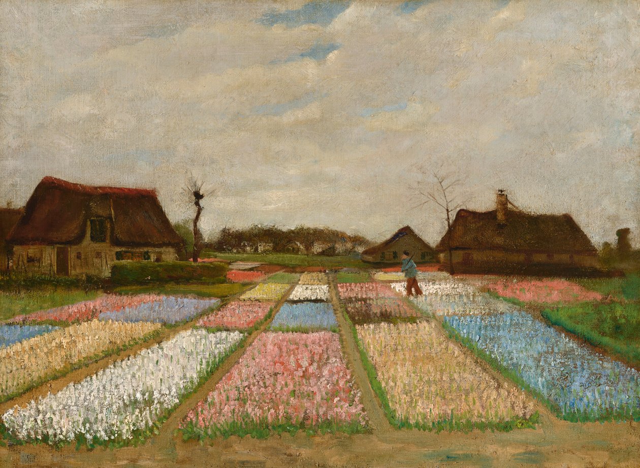 Blomsterbed i Holland av Vincent van Gogh