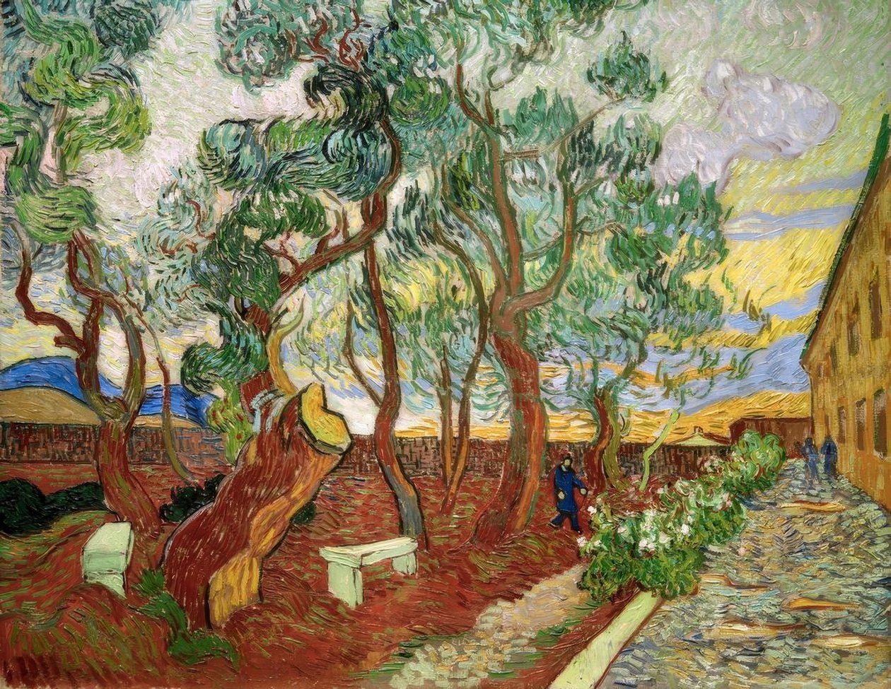 Hagen til Saint-Paul sykehus av Vincent van Gogh