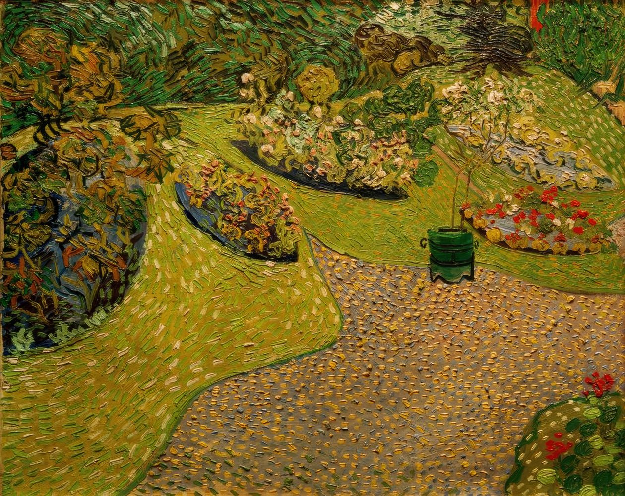 Hage i Auvers av Vincent van Gogh