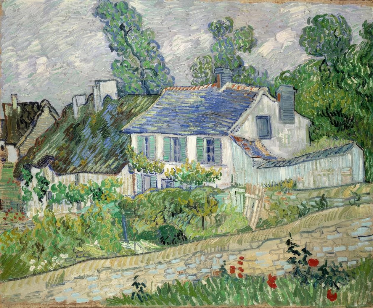 Hus i Auvers av Vincent van Gogh