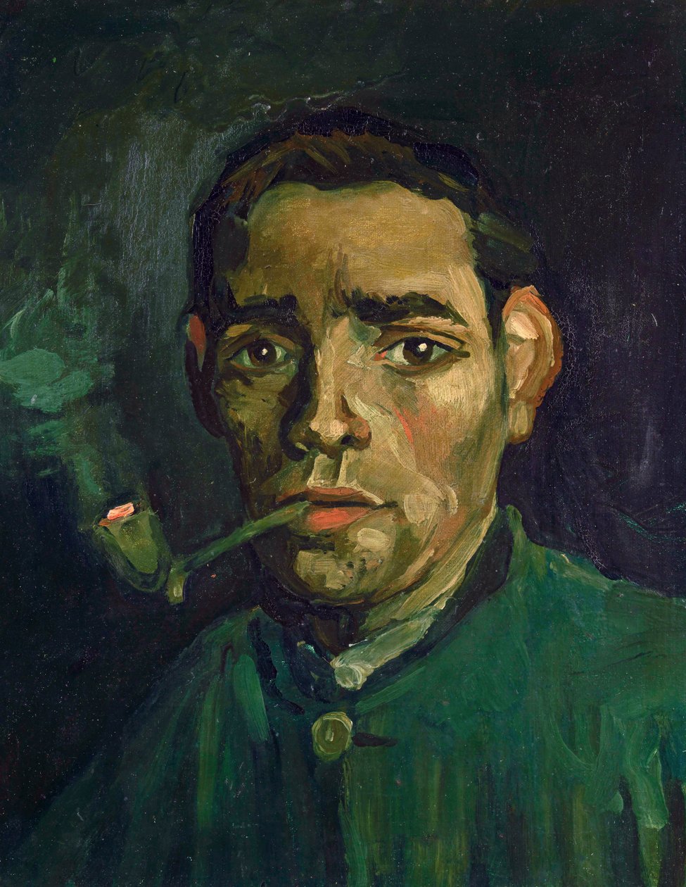 Head of a Man, 1884-5 av Vincent van Gogh