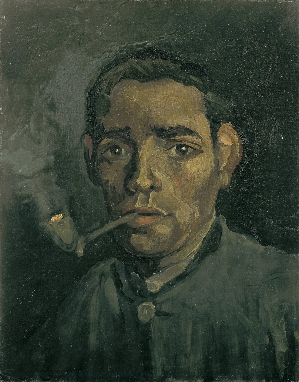 Et mannshode av Vincent van Gogh