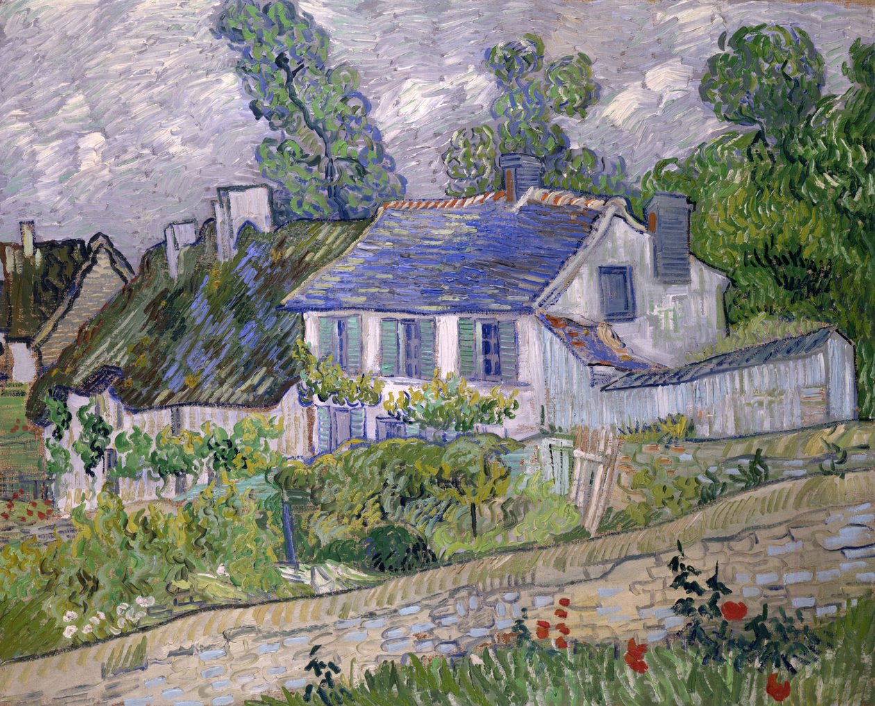 Hus i Auvers av Vincent van Gogh