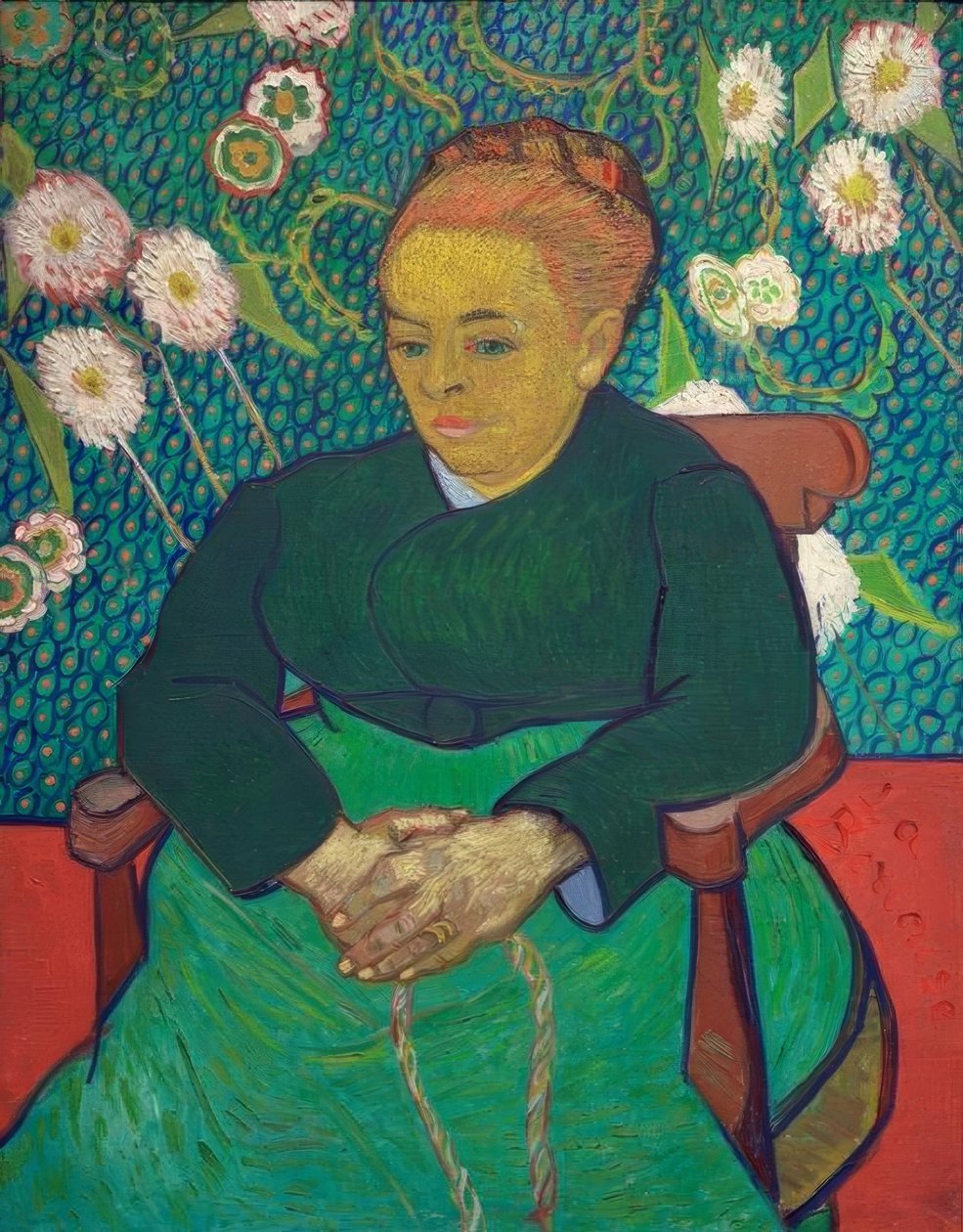 The Lullaby (Augustine Roulin) av Vincent van Gogh