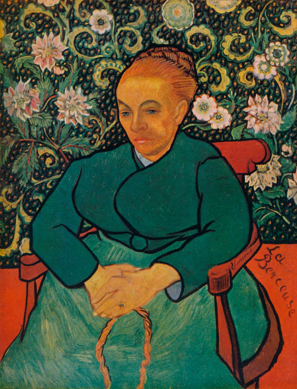 Vuggeviseportrettet av Madame Roulin, 1889 av Vincent van Gogh