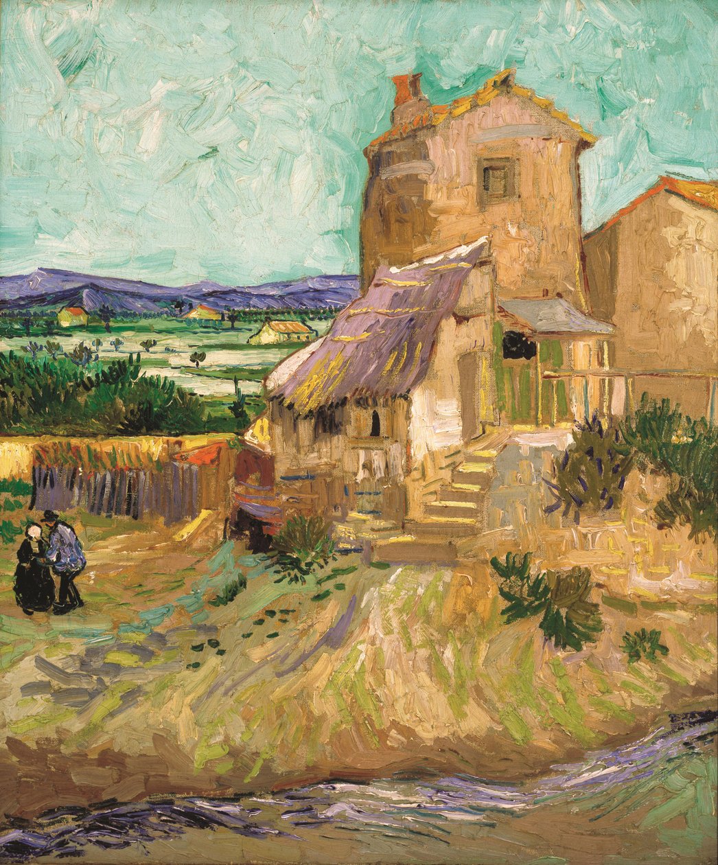 Huset til La Crau The Old Mill, 1888. av Vincent van Gogh