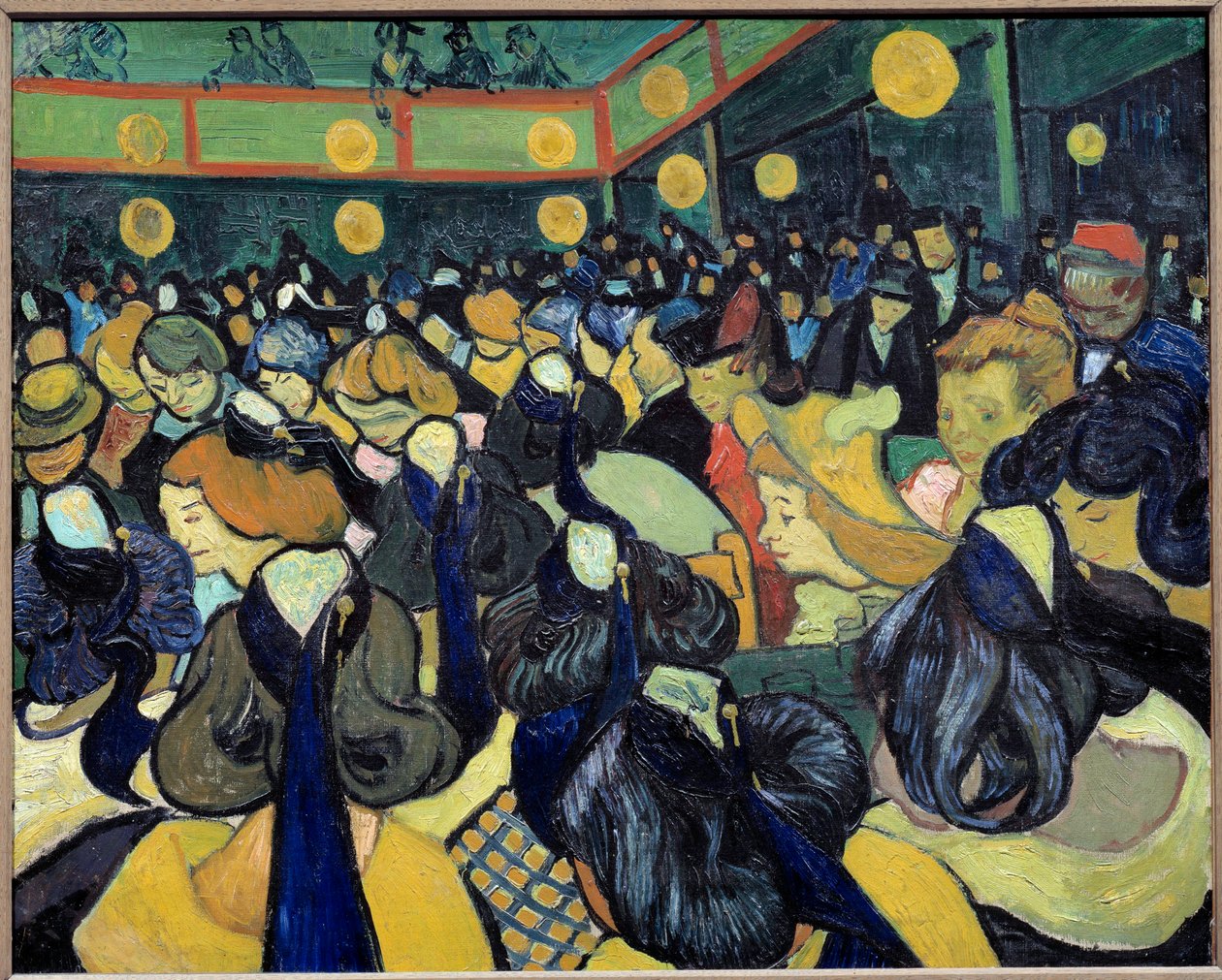 La salle de danse a Arles-maleri av Vincent Van Gogh (1853-1890) 1888 Søn. 0,65x0,81 m Paris, musee d