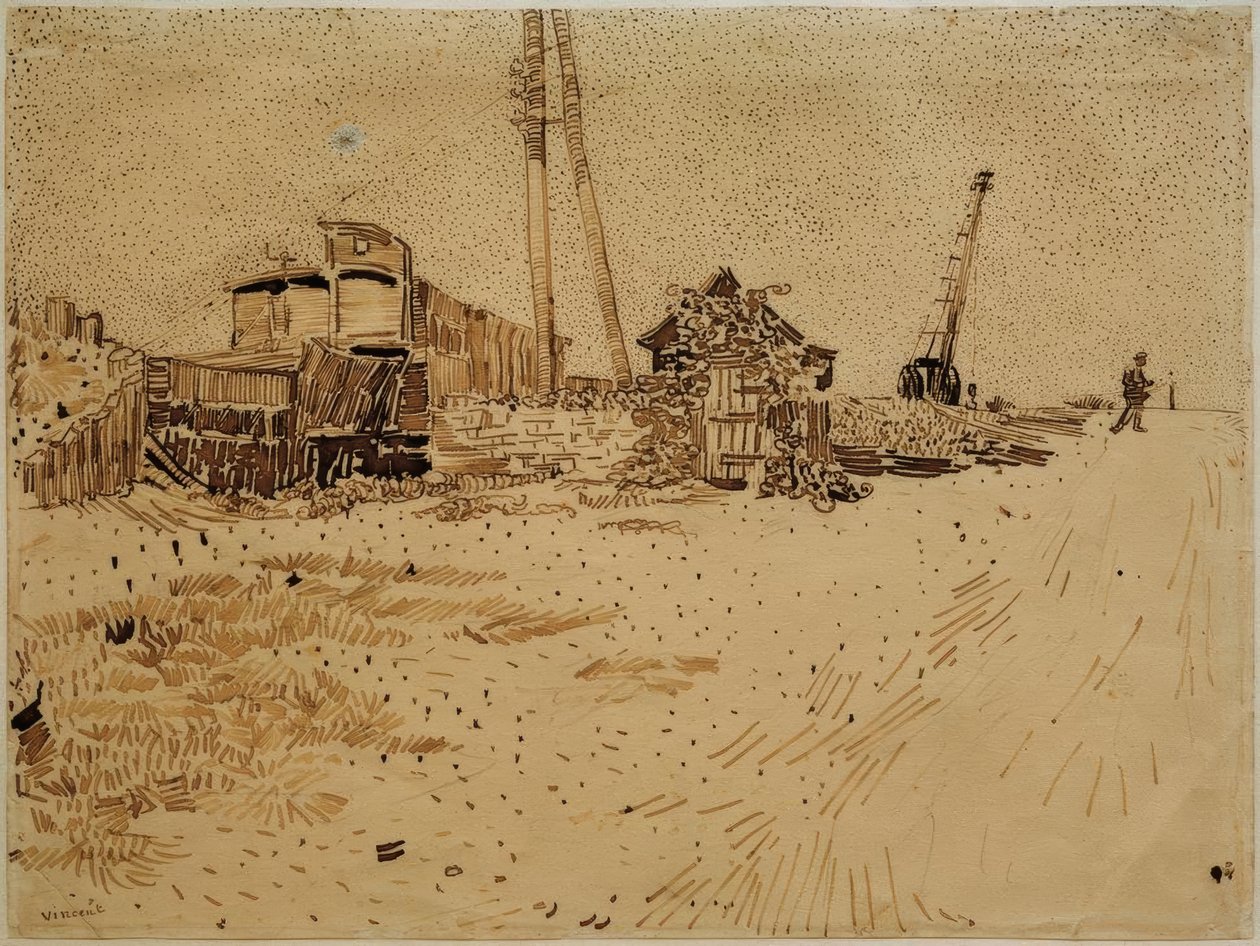 Lagringsplass for jernbane av Vincent van Gogh