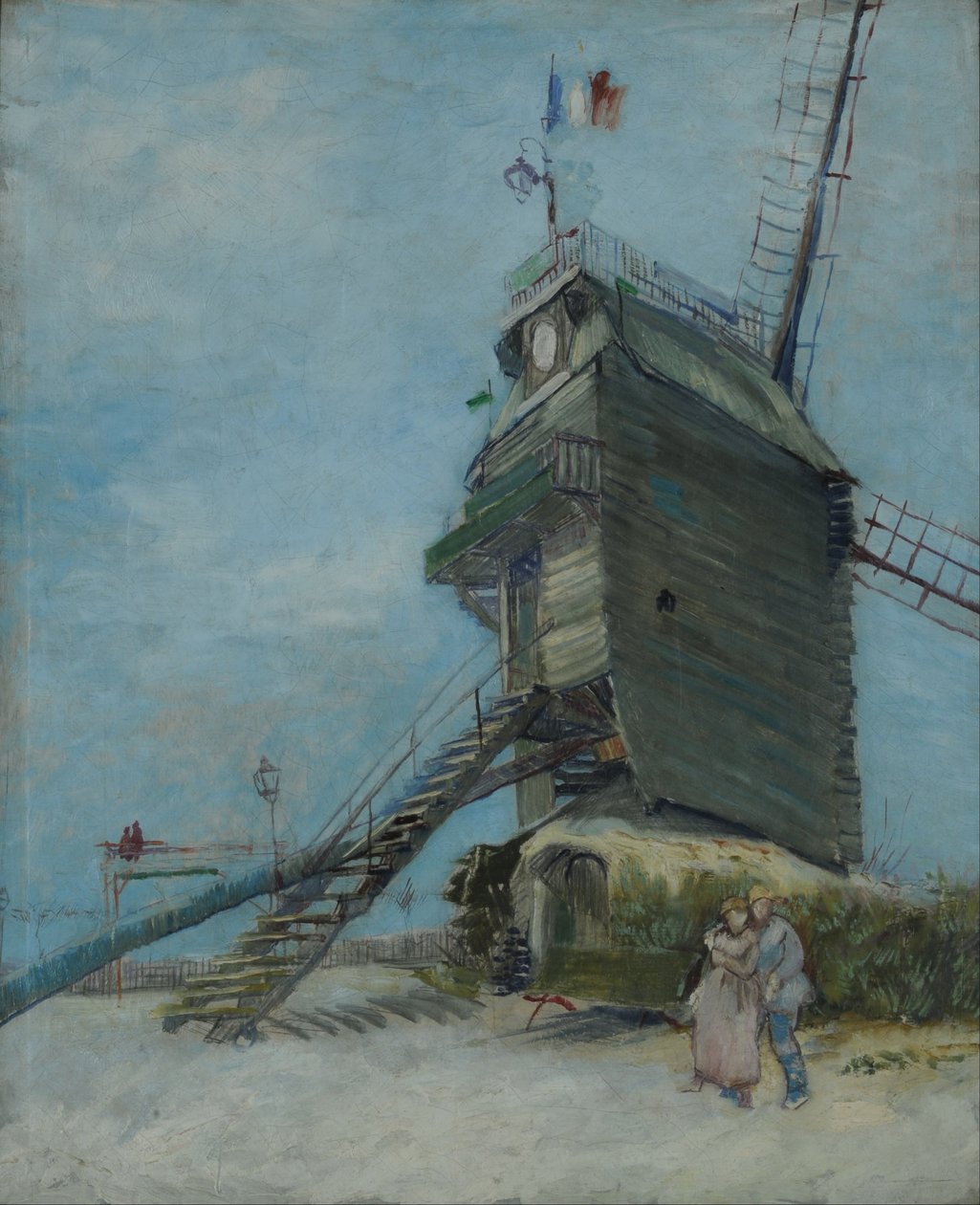 Le Moulin de la Galette av Vincent van Gogh