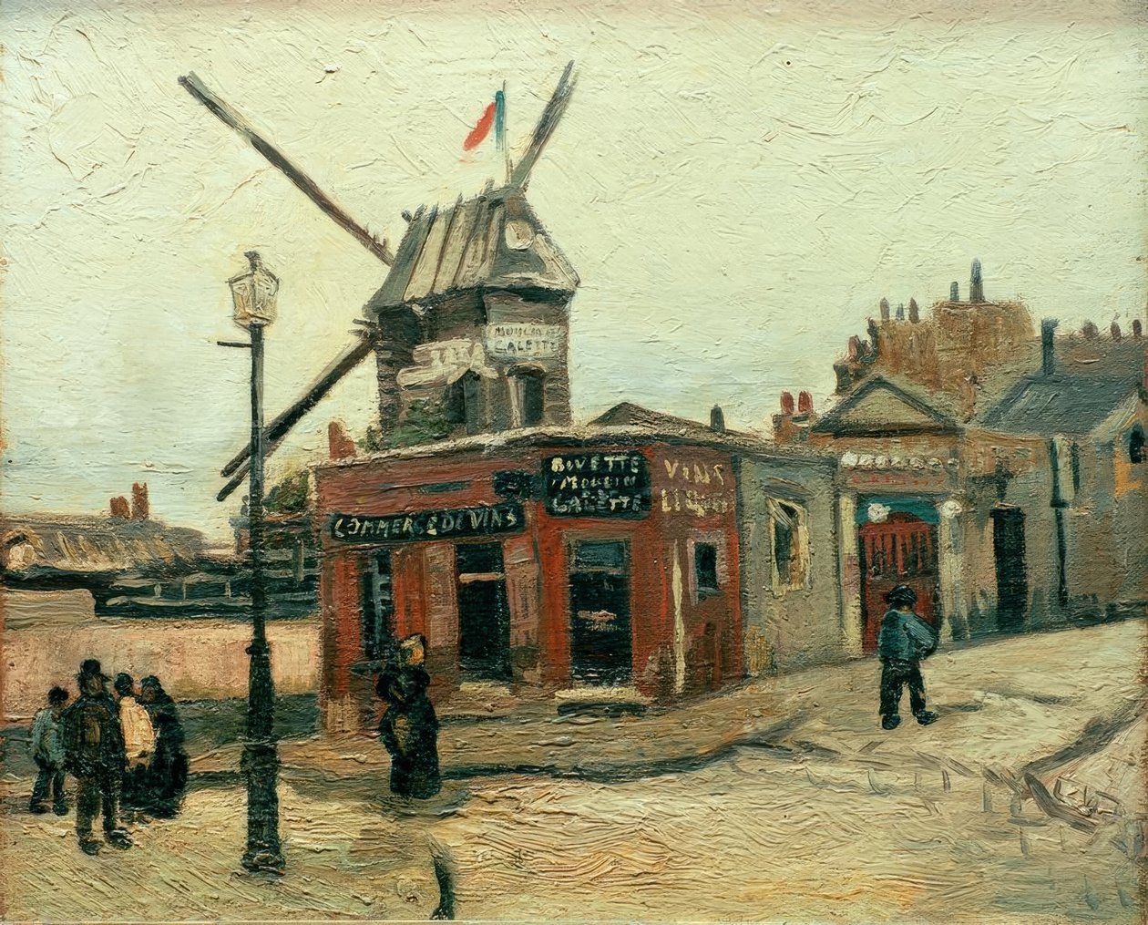 Moulin de la Galette av Vincent van Gogh