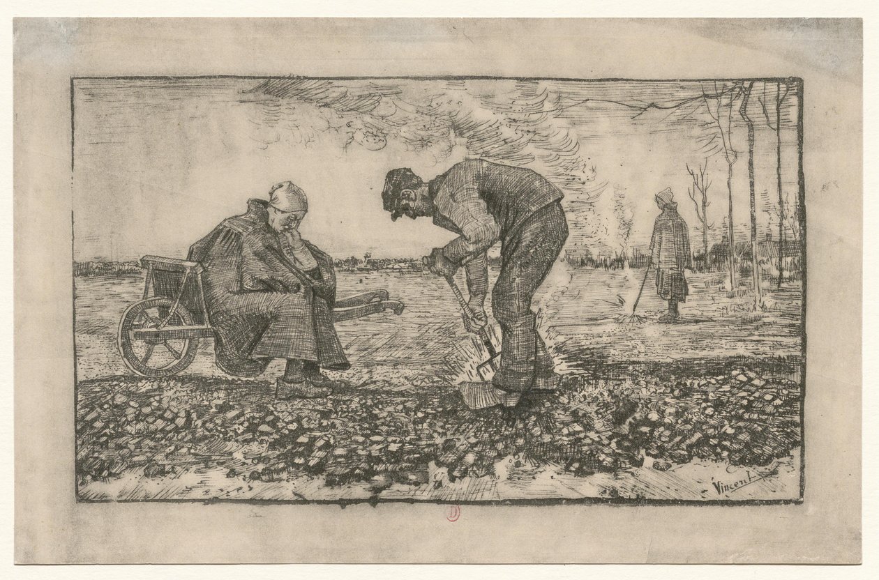 [Arbeid på markene] av Vincent van Gogh