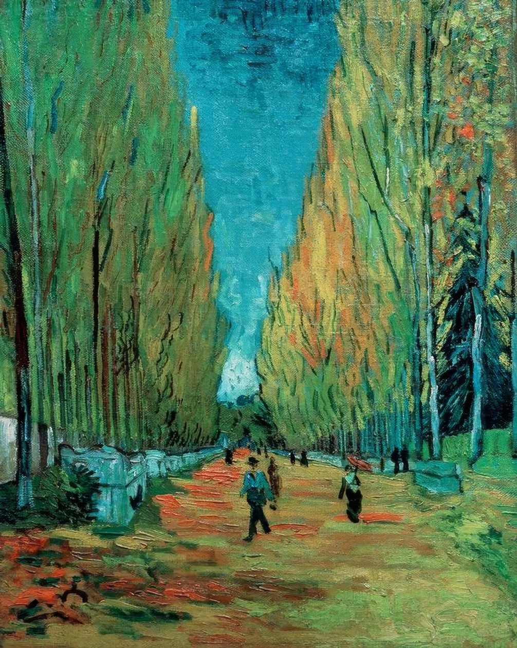 Les Alyscamps av Vincent van Gogh
