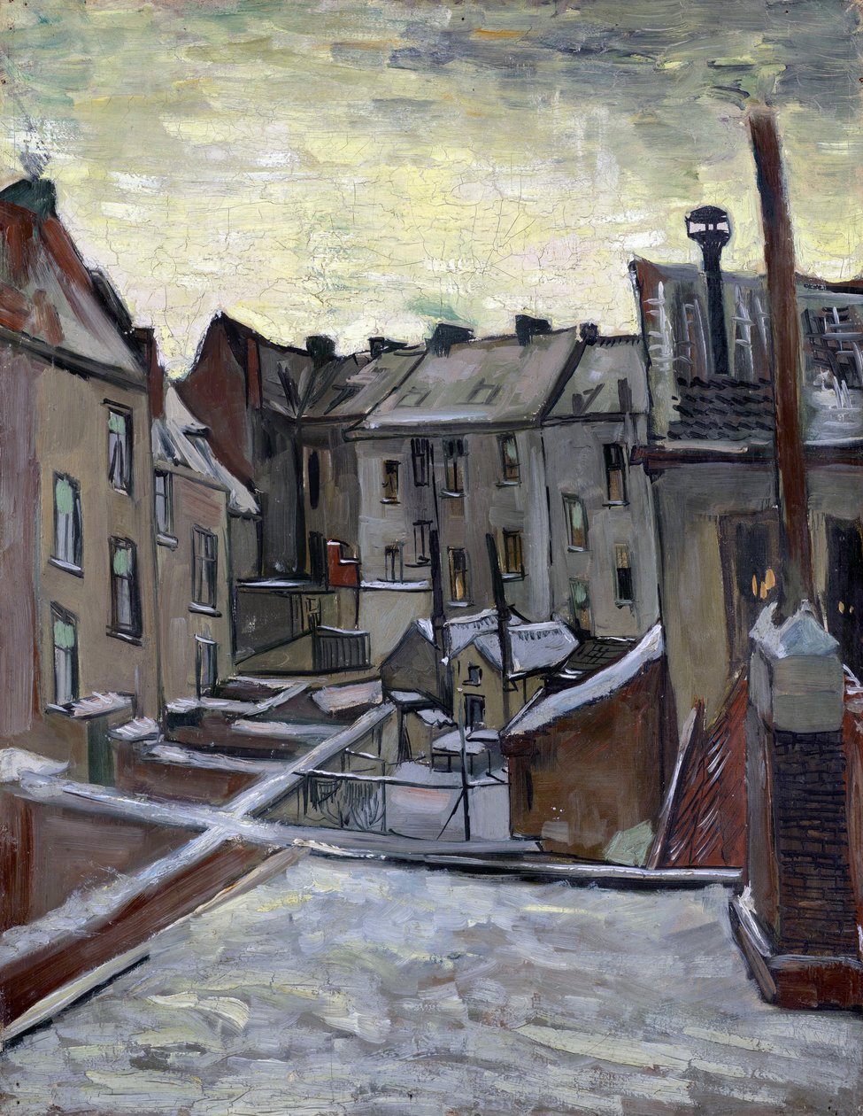 ""Hus sett fra baksiden"" (Hus sett fra baksiden) Maleri av Vincent van Gogh (1853-1890) 1885 Dim 44x33,5 cm Van Gogh Museum, Amsterdam av Vincent van Gogh