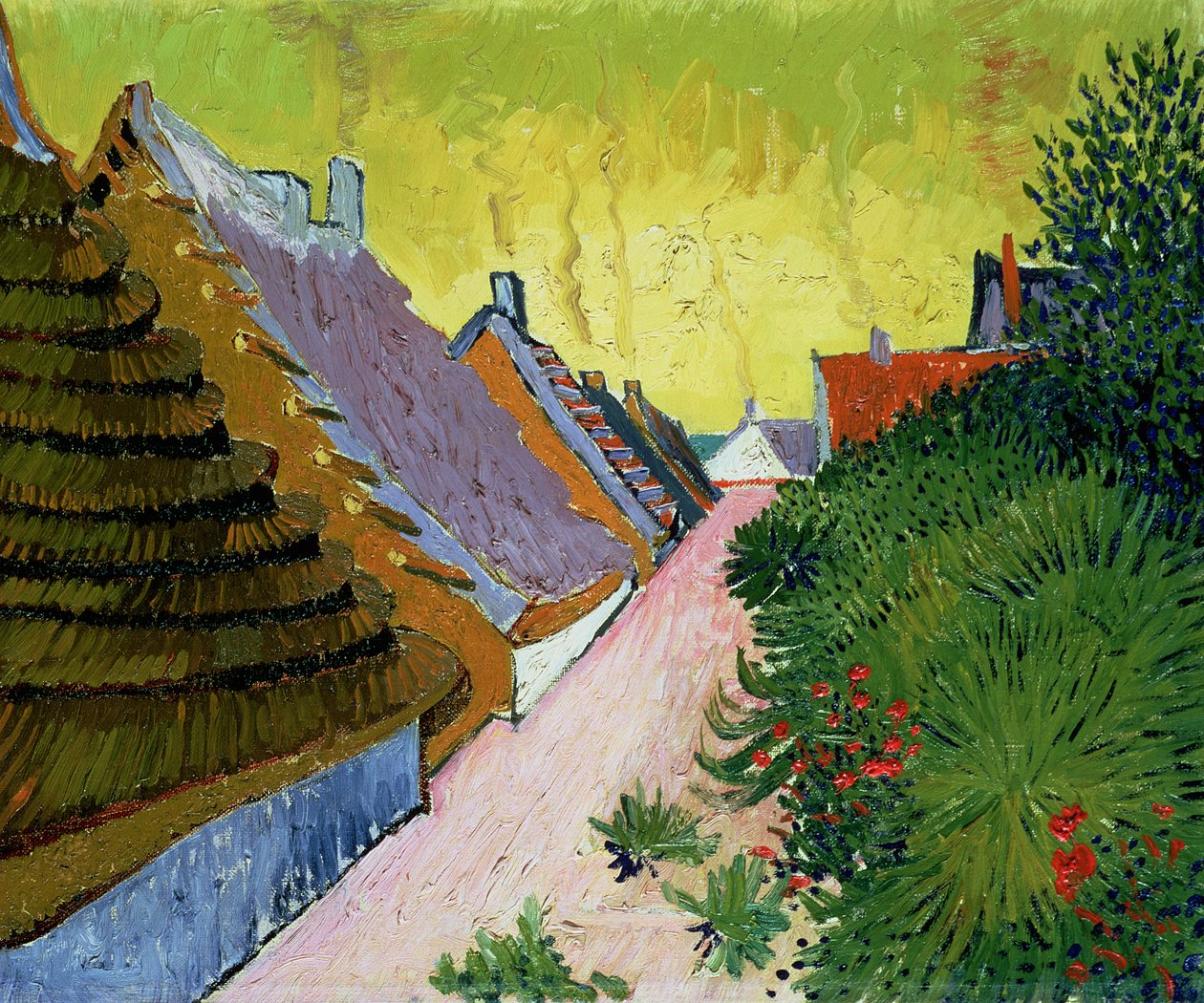 Våningshus i Saintes-Mairies, 1888 av Vincent van Gogh