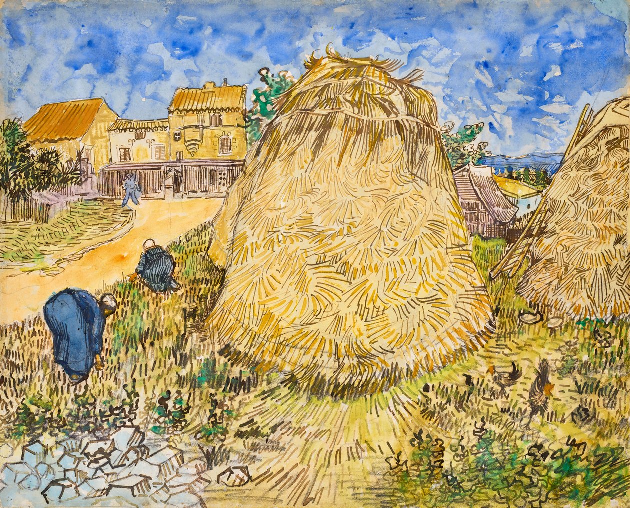 hvetestabler av Vincent van Gogh