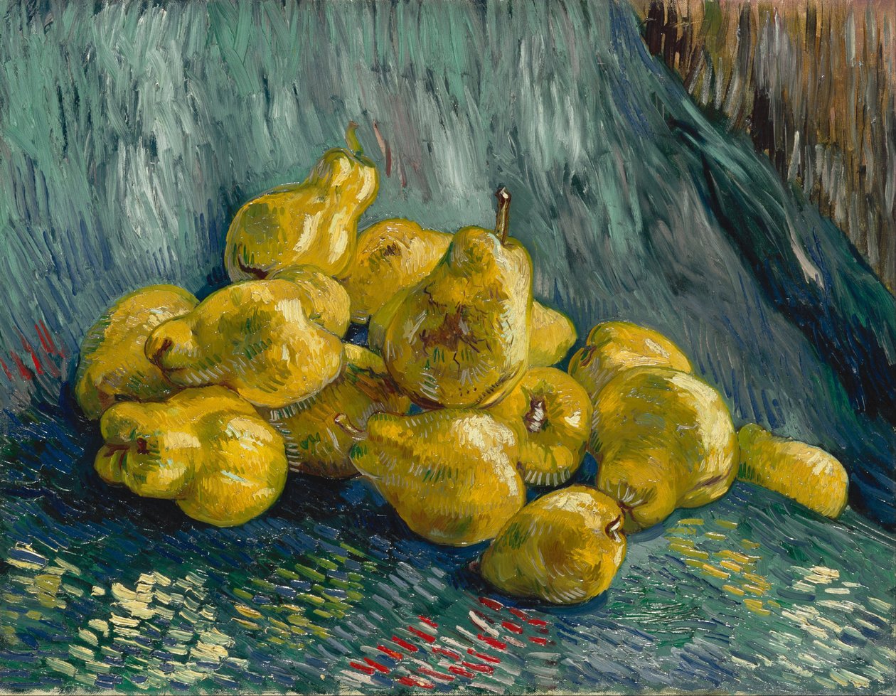"Still Life with Quinces" (Still Life with Quinces) Maleri av Vincent van Gogh (1853-1890) 1887-1888 Dresden State Art Collections av Vincent van Gogh