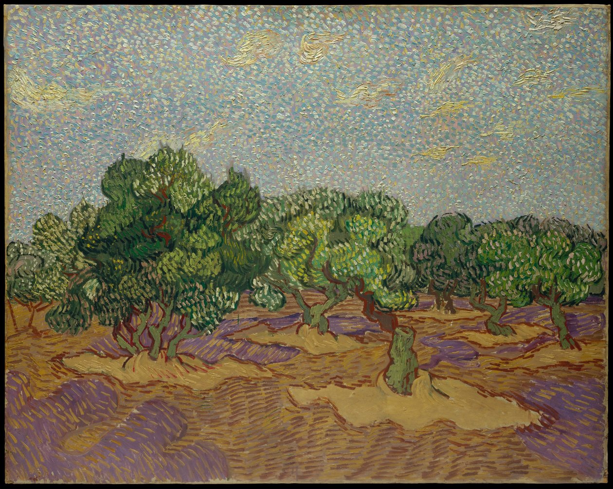 Oliventrær av Vincent van Gogh
