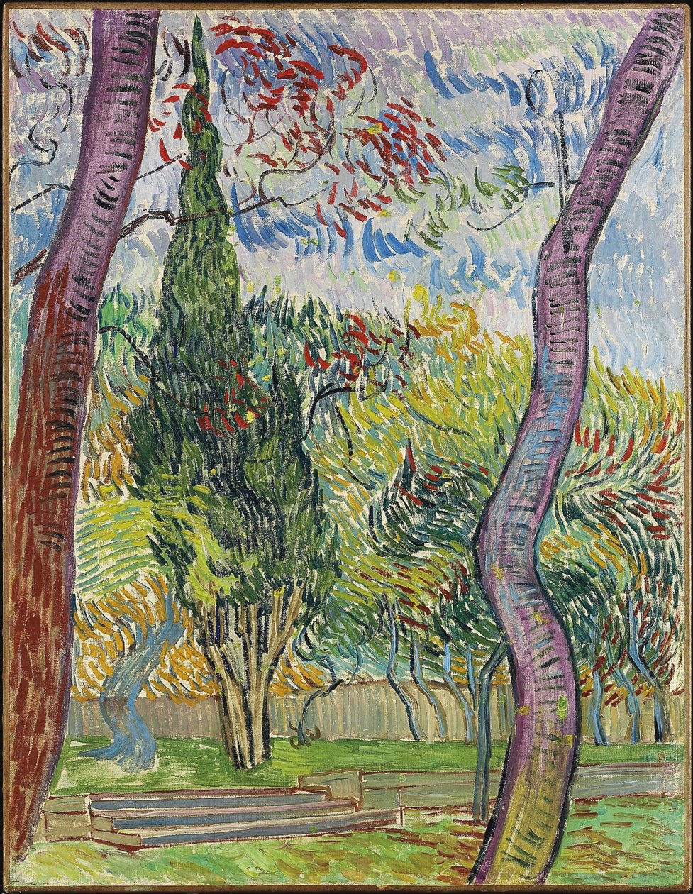 Saint-Paul Hospital Park, 1889 av Vincent van Gogh