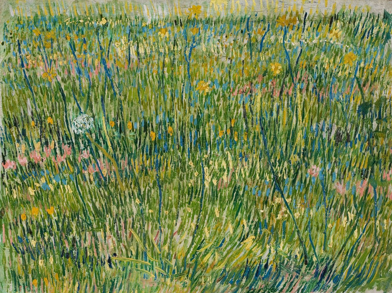 Patch of Grass, april-juni 1887 (olje på lerret) av Vincent van Gogh
